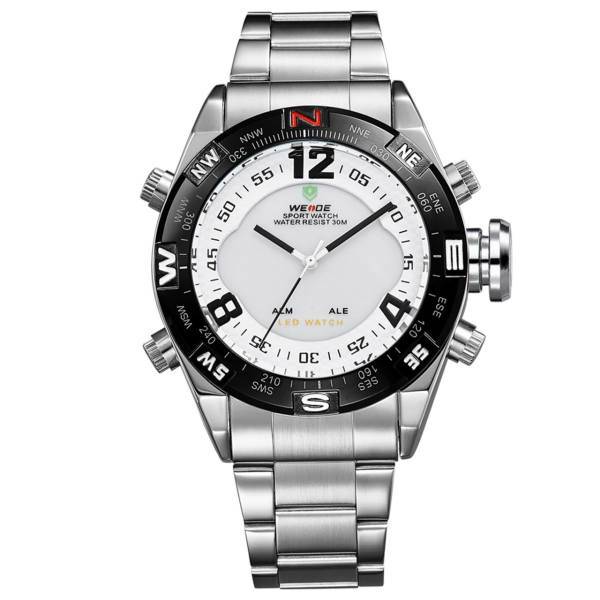 ساعت مچی عقربه ای مردانه وید مدل WH2310-2 White