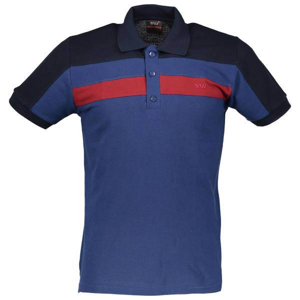 پولوشرت مردانه سیمپل مدل 242navi-dark blue-red، simplewears