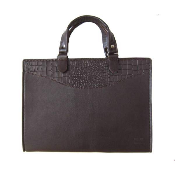 کیف مدیریتی- سمیناری چرم طبیعی دستدوز مژی مدل ST