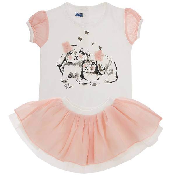 ست لباس دخترانه Benobent مدل 1484، Benobent 1484 Baby Girl Clothing Set
