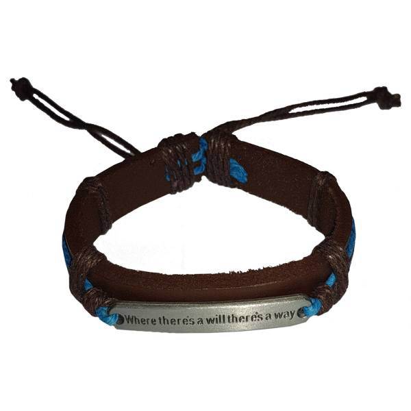 دستبند چرمی الفین مدل el02041، Elfin el02041 Leather Bracelet