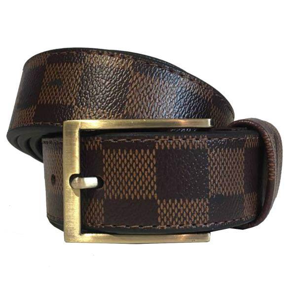 کمربند مردانه طرح Louis Vuitton Brown، Louis Vuitton Brown Belt For Men