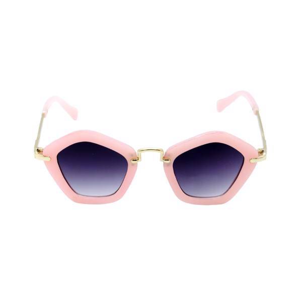 عینک آفتابی کودک اسکای مدل Light Pink Pentagon 153