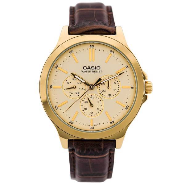 ساعت مچی عقربه ای مردانه کاسیو مدل MTP-V300GL-9AUDF، Casio MTP-V300GL-9AUDF Watch For Men