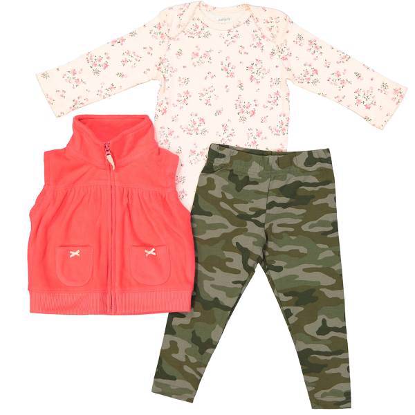 ست لباس دخترانه کارترز مدل CKT2030، Carters CKT2030 Baby Girl Clothing Set