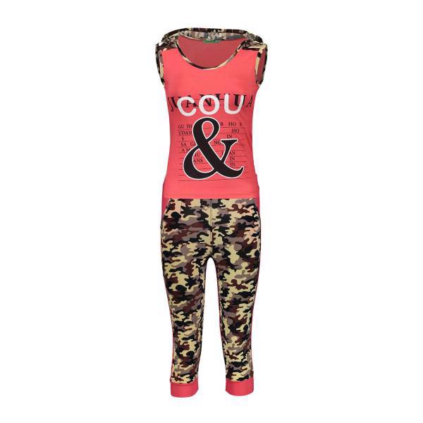 تاپ و شلوارک دخترانه زول مدل 19، Zool 19 Top and Shorts For Girls