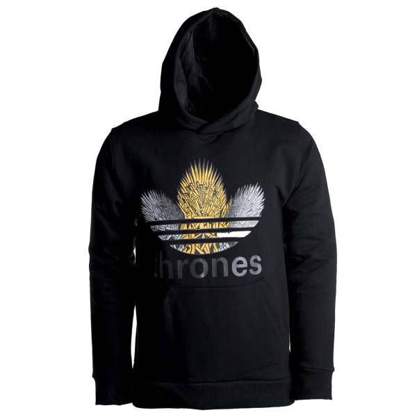 هودی مشکی مردانه سون پی ام مدل Thrones، Seven PM Thrones Hoodie For Men