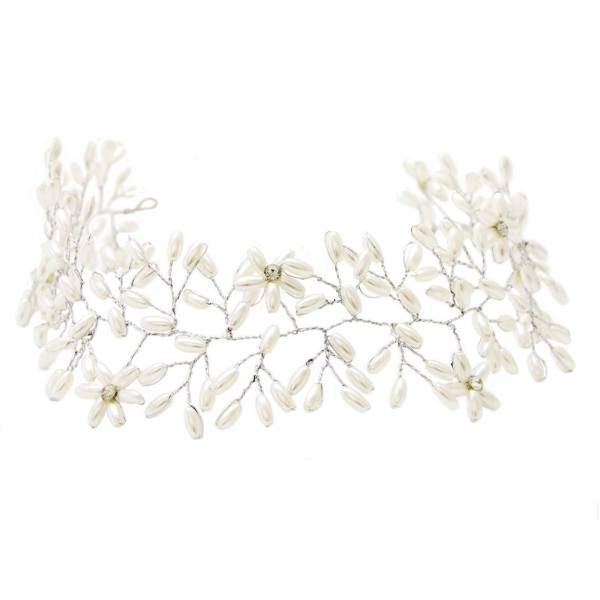 ریسه مو دیهول مدل White Violet، Dihooll White Violet Hair Accessory