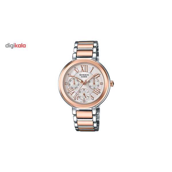 ساعت مچی عقربه ای زنانه کاسیو مدل SHE-3034SPG-7AUDR، Casio SHE-3034SPG-7AUDR Watch For Women