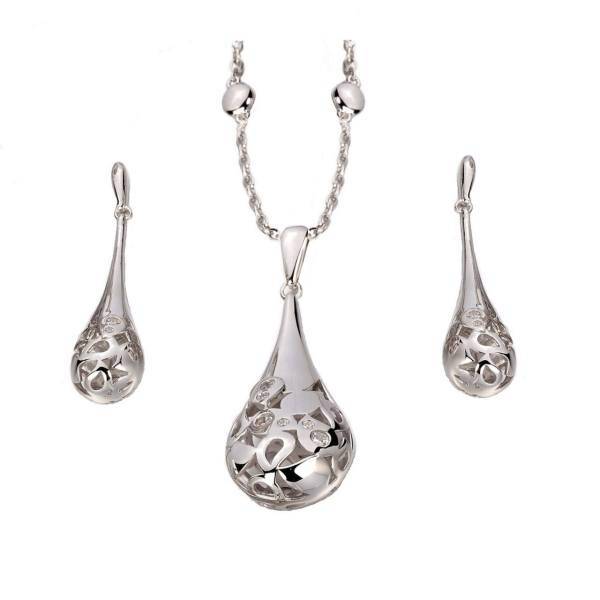 نیم ست نقره زیندکو مدل F21، ZinDeco Silver Half Set Model F21