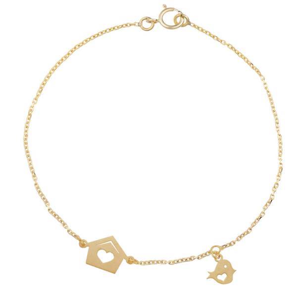 دستبند طلا 18 عیار شانا مدل B-SG94، Shana B-SG94 Gold Bracelet