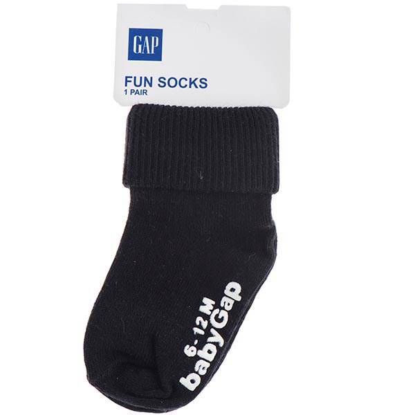 جوراب گپ طرح مشکی، Gap Black Fun Socks