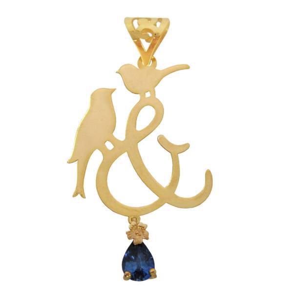 آویز گردنبند طلا 18 عیار شانا مدل N-SG81، Shana N-SG81 Gold Necklace Pendant Plaque