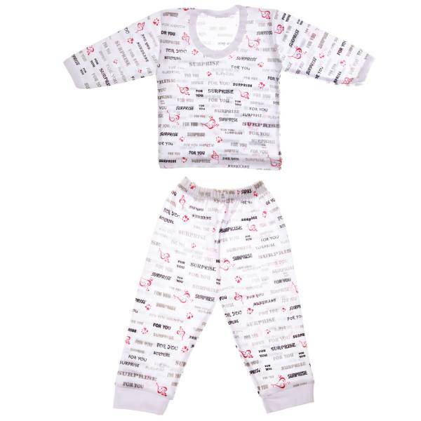 ست لباس نوزادی ابتسام مدل 112، Ebtesam 112 Cotton Clothes Set