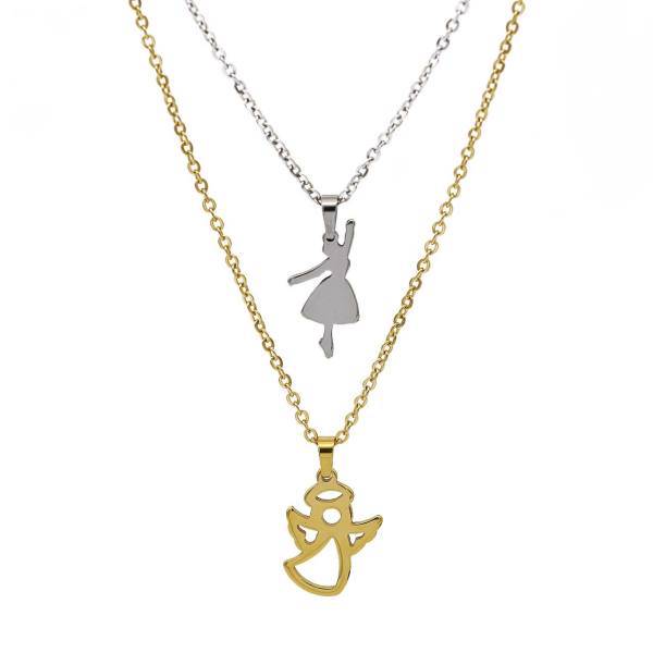 گردنبند لوکسین طرح فرشته مدل N578، Loxin Angel N578 Necklace