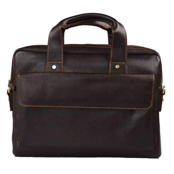 کیف اداری چرم طبیعی مدل L77-2، leather briaf case