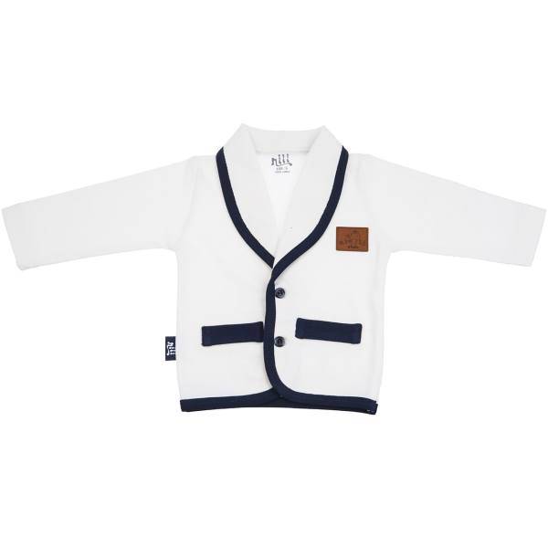 تونیک نوزادی نیلی مدل Navy Blue Stripes، Nili Navy Blue Stripes Baby Tunic