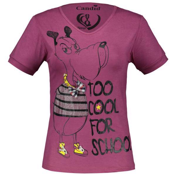 تی شرت آستین کوتاه زنانه کاندید مدل 30، Candid 30 Short Sleeve T-Shirt For Women