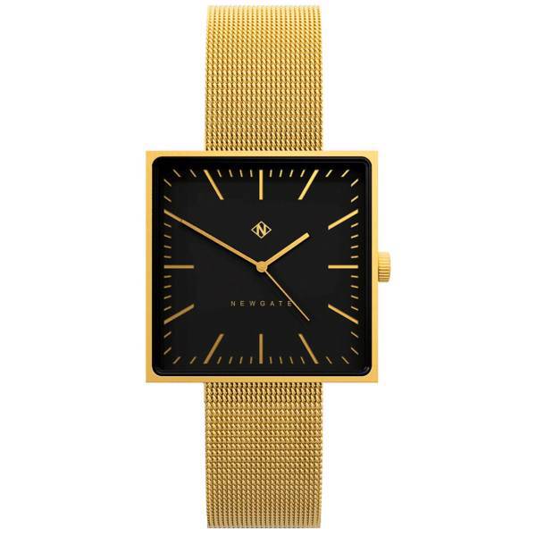 ساعت مچی عقربه ای نیوگیت مدل The Cubeline Brass Case Brass mesh Strap، Newgate The Cubeline Brass Case Brass mesh Strap Watch