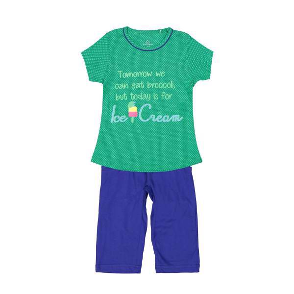 ست تی شرت و شلوارک دخترانه سویت دریمز مدل 6150، Sweet Dreams 6150 T-shirt and Shotrs For Girls