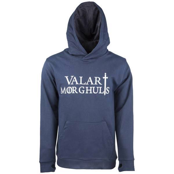 هودی سرمه ای مردانه سون پی ام مدل VALAR MORGHULIS، Seven PM VALAR MORGHULIS Hoodie For Men