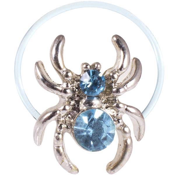 انگشتر پا طرح عنکبوت نگین دار مدل Toe Ring3
