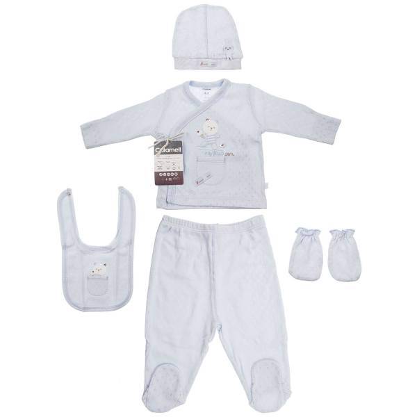 ست لباس نوزادی کارامل مدل ZE2088، Caramell ZE2088 Baby Clothes Set