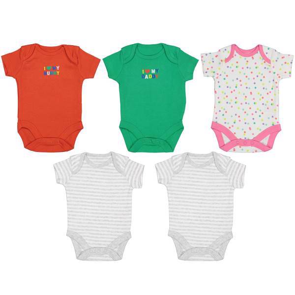 ست زیر دکمه دار آستین کوتاه مادرکر مدل E7867، Mothercare E7867 Under Button With Short Sleeves Set