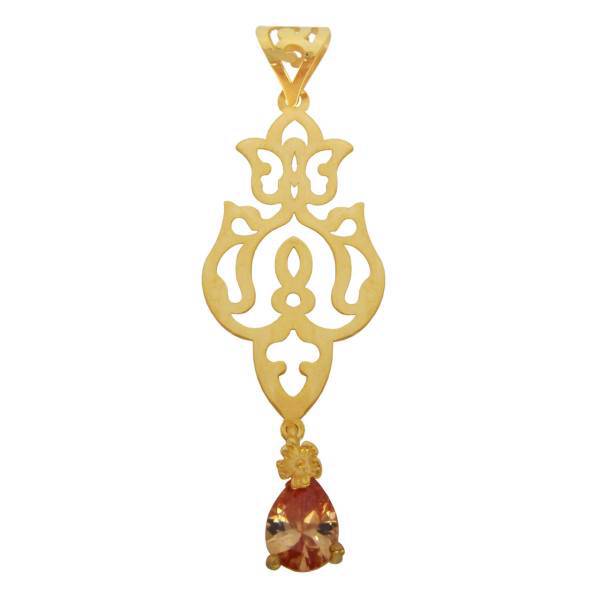 آویز گردنبند طلا 18 عیار شانا مدل N-SG68، Shana N-SG68 Gold Necklace Pendant Plaque