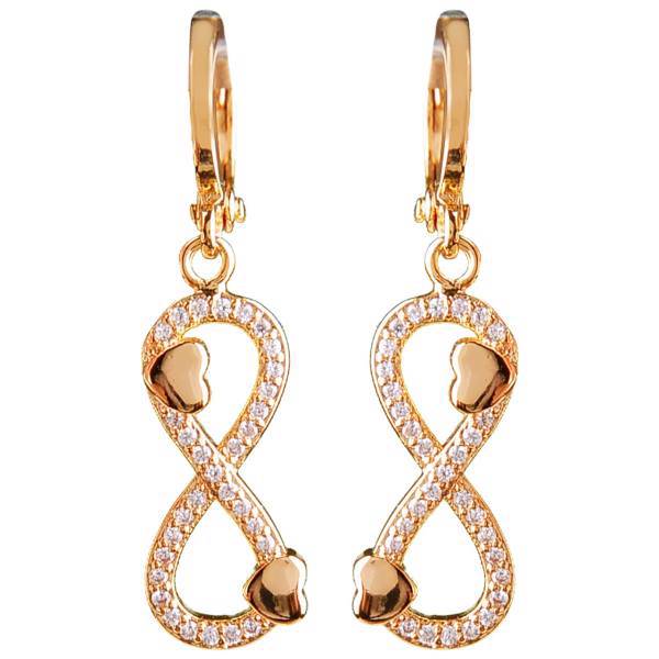 گوشواره شهر شیک طرح بی نهایت مدل SH507، Shahr Shik SH507 Infinit Earring