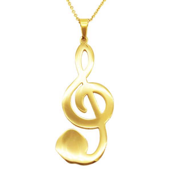 گردنبند شهر شیک طرح نت موسیقی مدل G123، Shahr Shik G123 Music Note Necklace