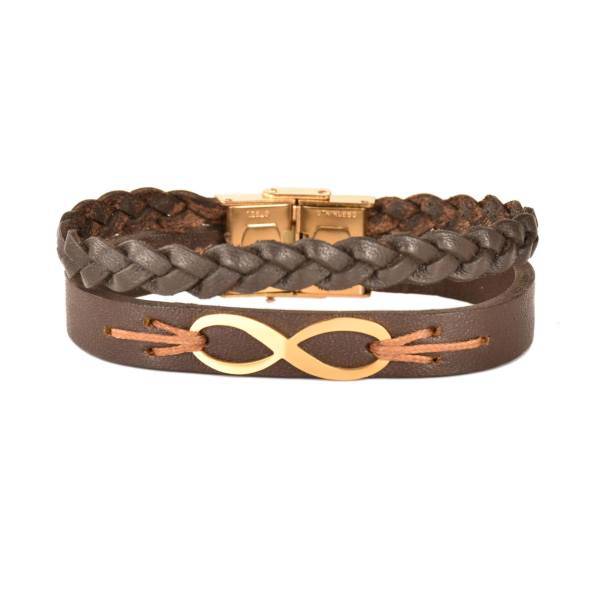 دستبند چرمی کهن چرم مدل BR160-7، Kohan Charm BR160-7 Leather Bracelet