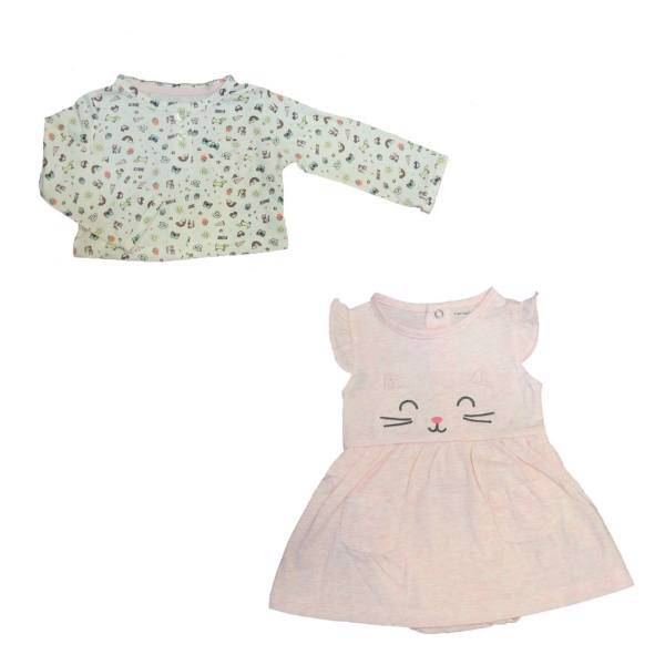 ست لباس دخترانه کارترز مدل 523، Carters 523 Baby Girl Clothing Set