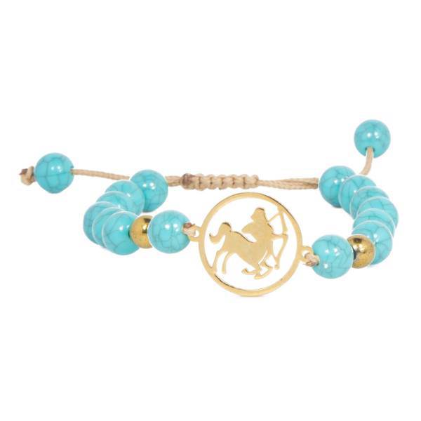 دستبند نوژین مدل آذر فیروزه ای، Nojin Azar Light Blue Bracelet