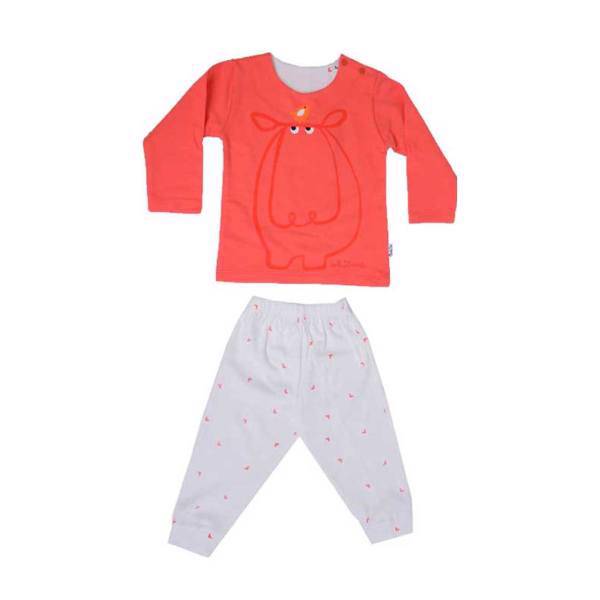 ست لباس دخترانه وان بای وان مدل1-320، One By One 320-1 Girl Baby Clothing Set