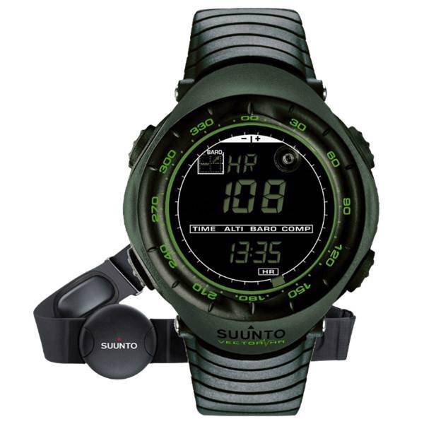 ساعت مچی دیجیتالی سونتو مدل Vector HR Dark Green SS018730000، Suunto Vector HR Dark Green SS018730000 Digital Watch