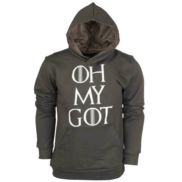 هودی سبز زنانه سون پی ام مدل OH MY GOT، Seven PM OH MY GOT Hoodie For Women