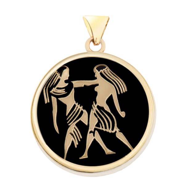 آویز گردنبند طلا 18 عیار مرجان مدل 0103، Marjan 0103 Gold Necklace Pendant Plaque