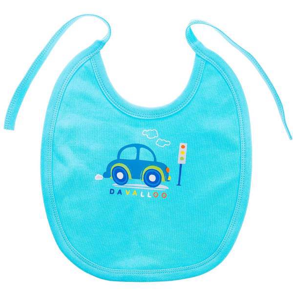 پیشبند نوزادی دولوو طرح فیروزه ای، Davalloo Turquoise Baby Apron