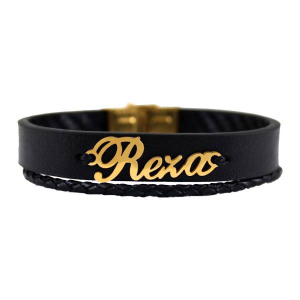 دستبند جنیکا اسم رضا مدل D05