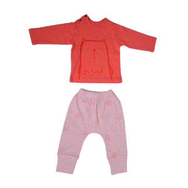 ست لباس پسرانه وان بای وان مدل 2-444، One By One 444-2 Baby Boy Clothing Set