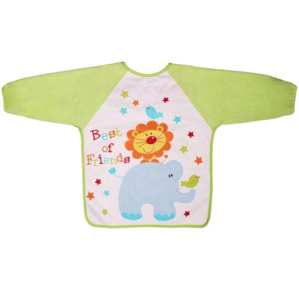 پیشبند نوزادی کنزا مدل Best Of Friends، Kenza Best Of Friends Baby Apron