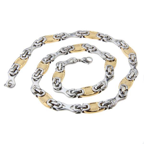 گردن بند مردانه تمام استیل مدل SSN-1729