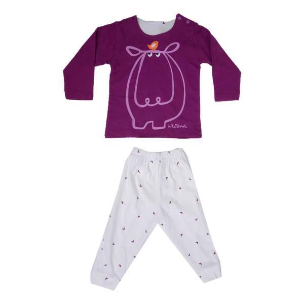 ست لباس دخترانه وان بای وان مدل 320 پنبه ای، One By One 320 Cotton Girl Baby Clothing Set