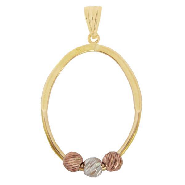 آویز گردنبند طلا 18 عیار شانا مدل N-SG64، Shana N-SG64 Gold Necklace Pendant Plaque