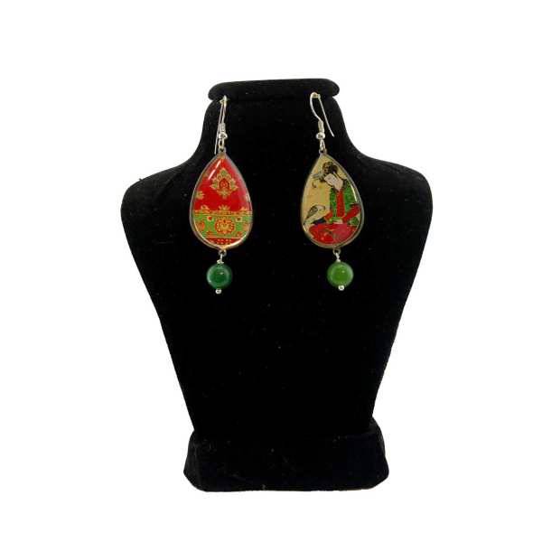 گوشواره گالری بهشت مدل مینیاتور طرح 2