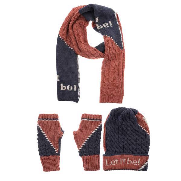 ست کلاه، شال و دستکش فونم مدل 3064، Fonem 3064 Beanie Scarf And Gloves Set