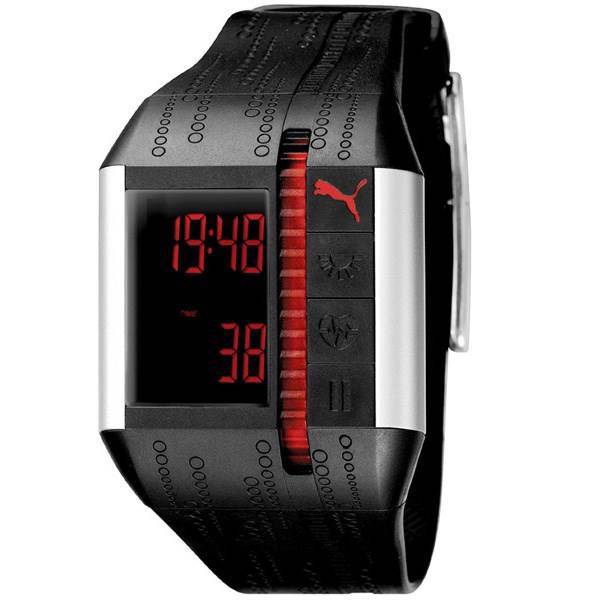 ساعت مچی ورزشی مردانه پوما کاردیاک 2 مشکی PU910501001، Puma Cardiac II Black Watch PU910501001