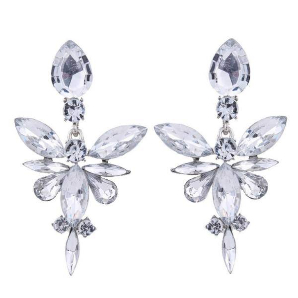 گوشواره کریستال الفین مدل el04009، Elfin el04009 Cristal earring