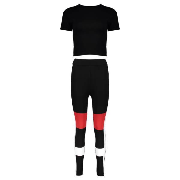 ست تی شرت و شلوار زنانه شون مدل 3014، Shon 3014 T-Shirt And Trousers For Women